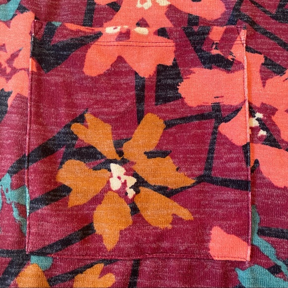 LuLaRoe SARAH Cardigan Sweater Duster Floral - Picture 6 of 16